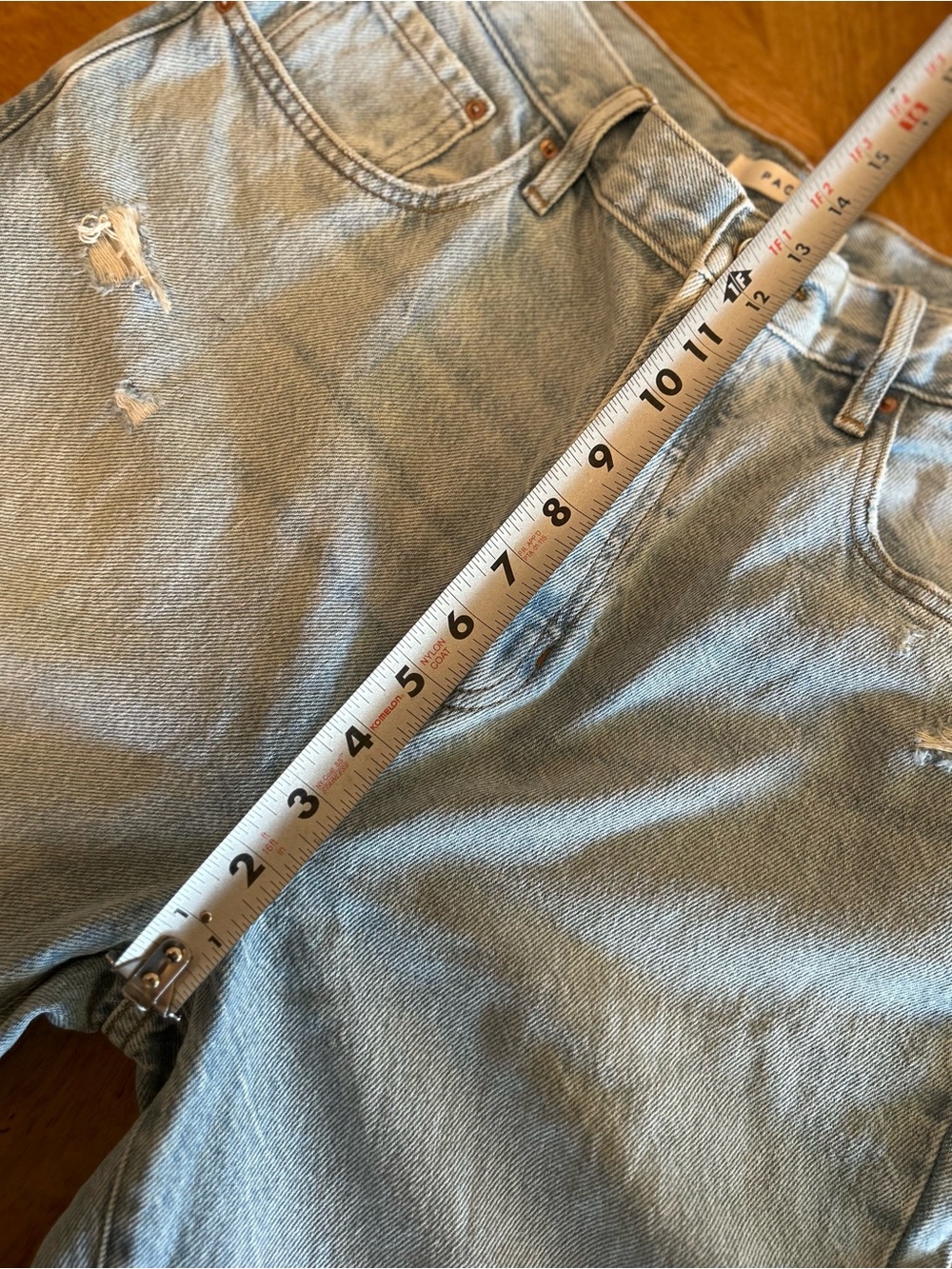 PacSun Light Wash High Rise Distressed Dad Jeans - Button Fly - NWT - Waist: 30 - Picture 7 of 12
